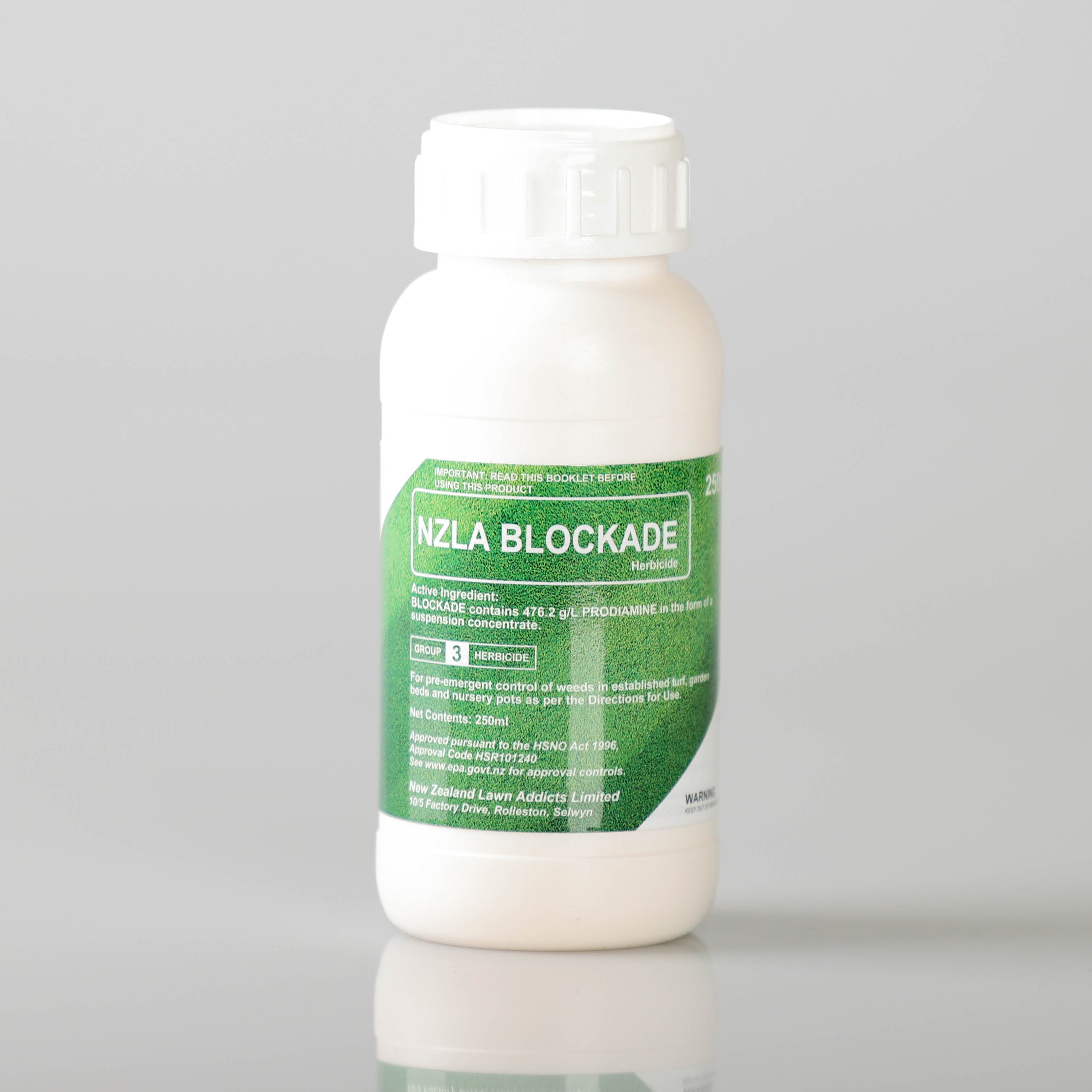 herbicide nz NZLA Blockade (Pre-emergent Herbicide) - - - [250ml] – Garden Box Limited
