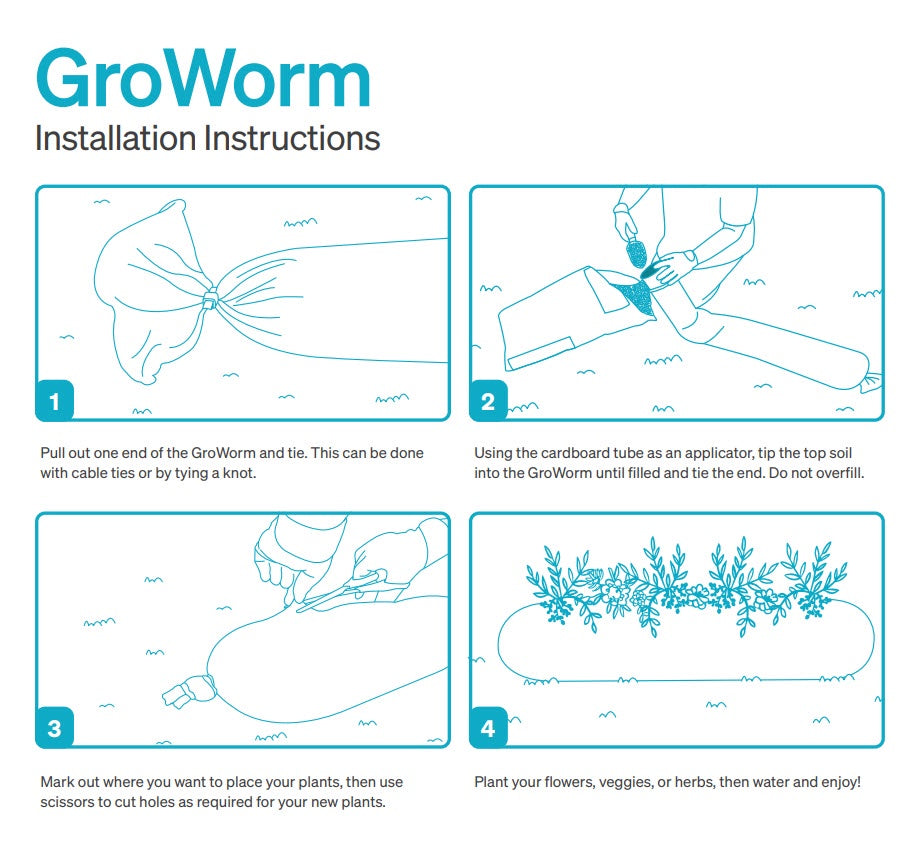 GroWorm Flexible Garden (5m)