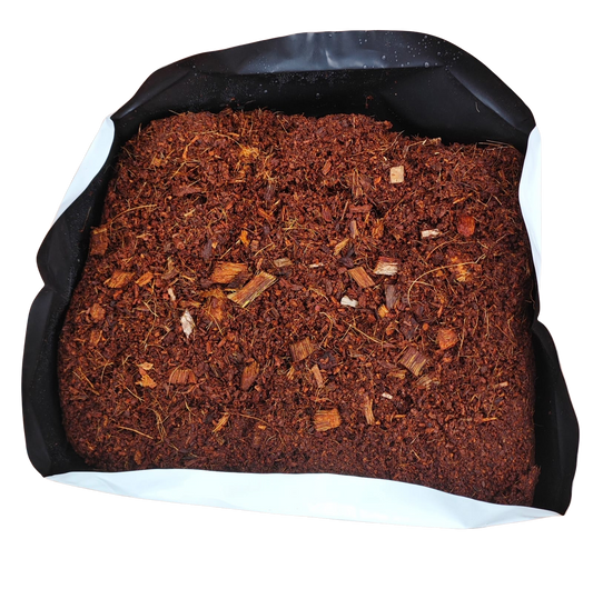 Coirmedia Easy fill open top bag (50% chips) - - - [10 litre]
