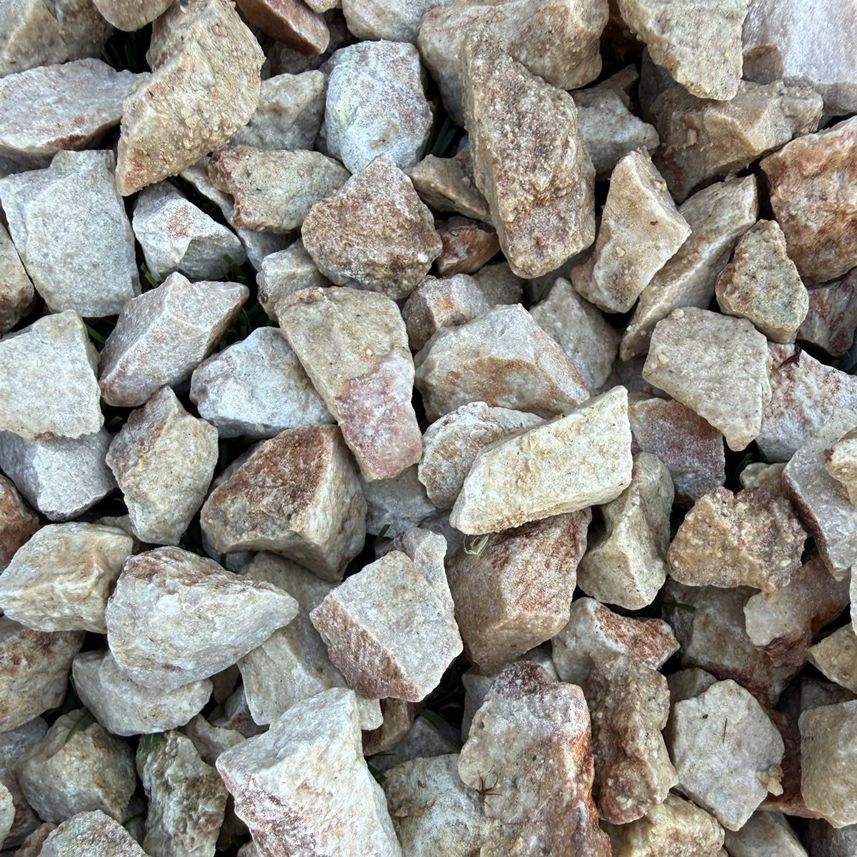 Blush Pink Lime chip 20mm
