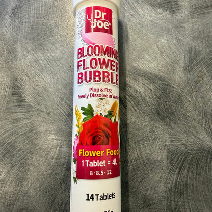 Tube of Dr. Joe Blooming Flower Bubble Flower Food 