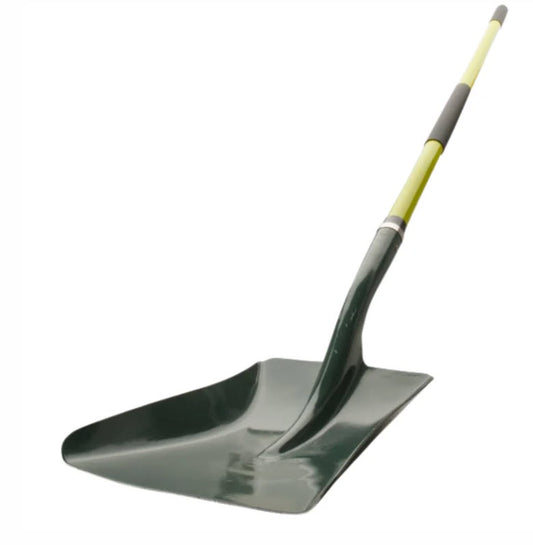 Square Mouth Shovel Fibreglass Long Handle