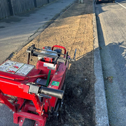 Turf Cutter in Action Christchurch