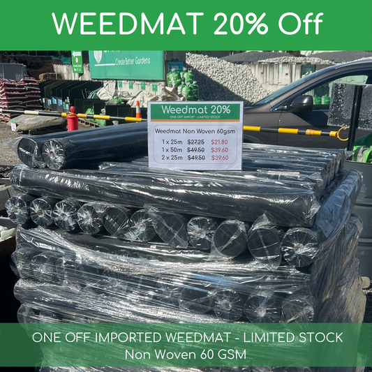 Weedmat Non Woven 60gsm (1m x 25m) - SPECIAL