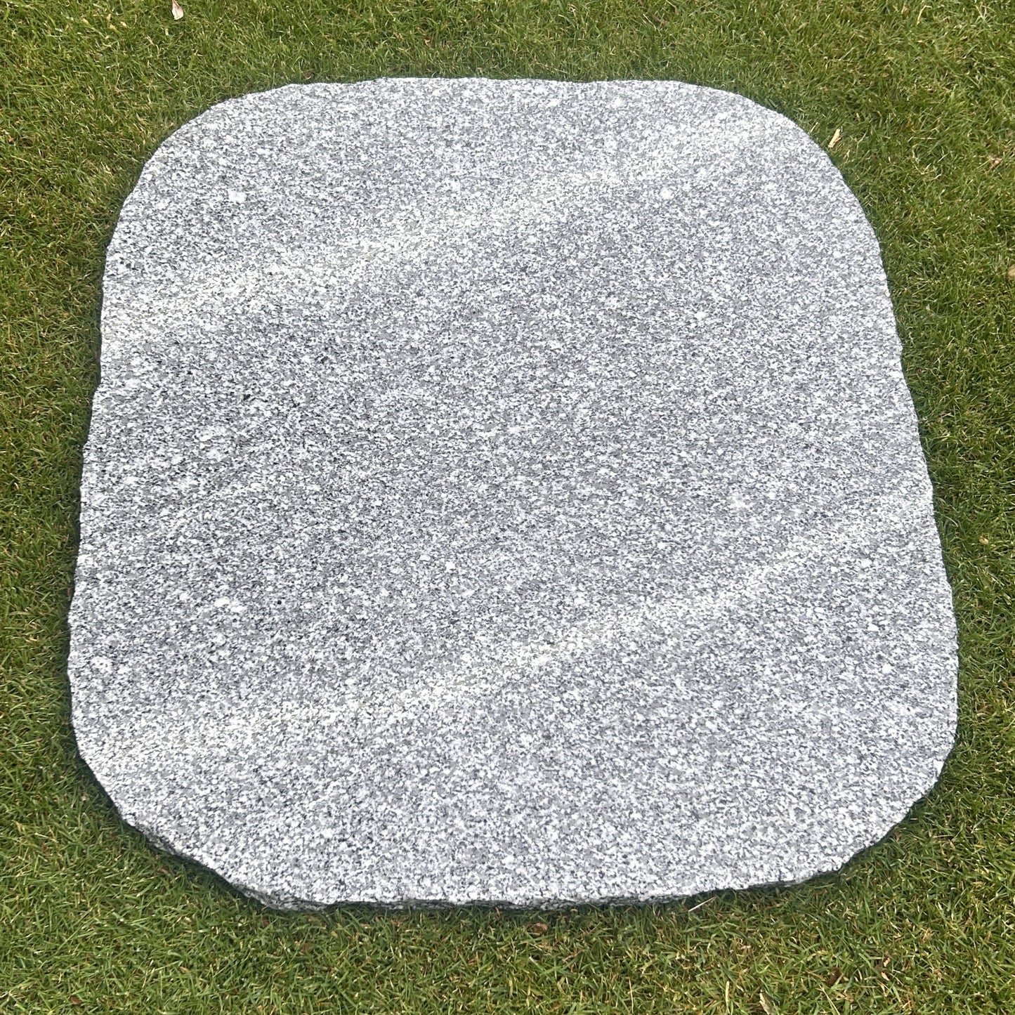 Stone-Steppers- white Granite Large on grass