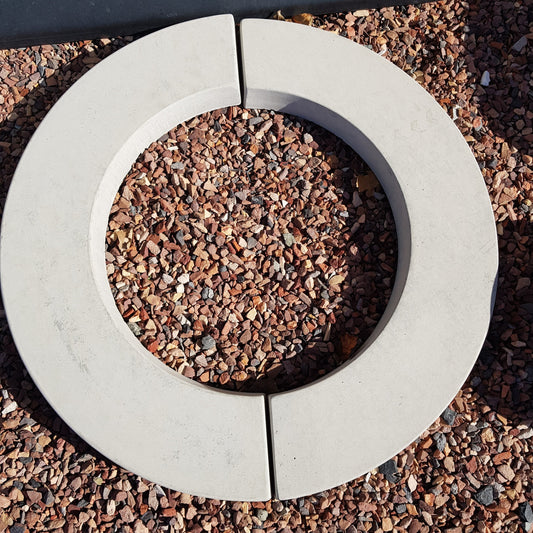 Concrete tree Ring two half