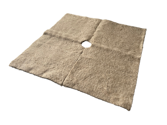 BioJute Jute Tree Square 300mm x 300mm - Biodegradable Weedmat (Pack of 50)